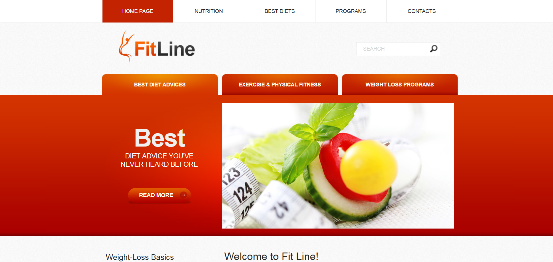 Шаблон сайта Красота №98