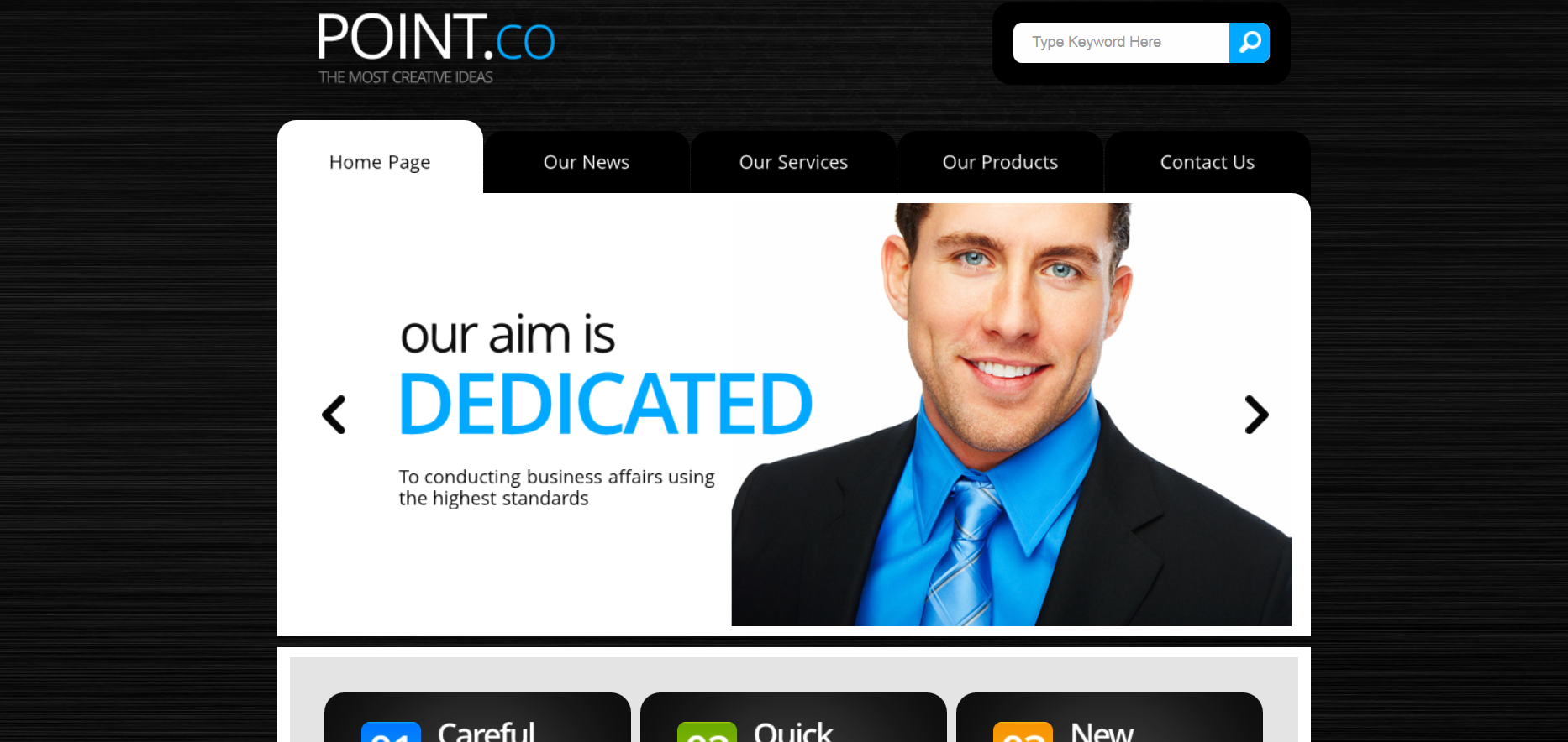 Шаблон сайта Бизнес №135