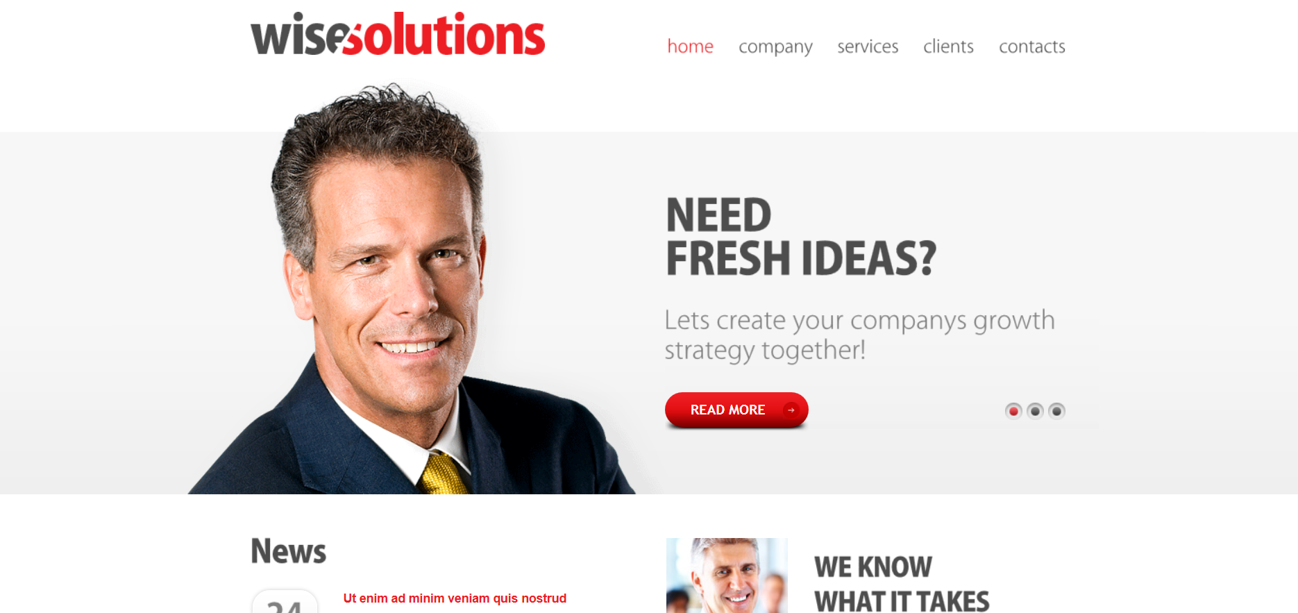 Шаблон сайта Бизнес №96