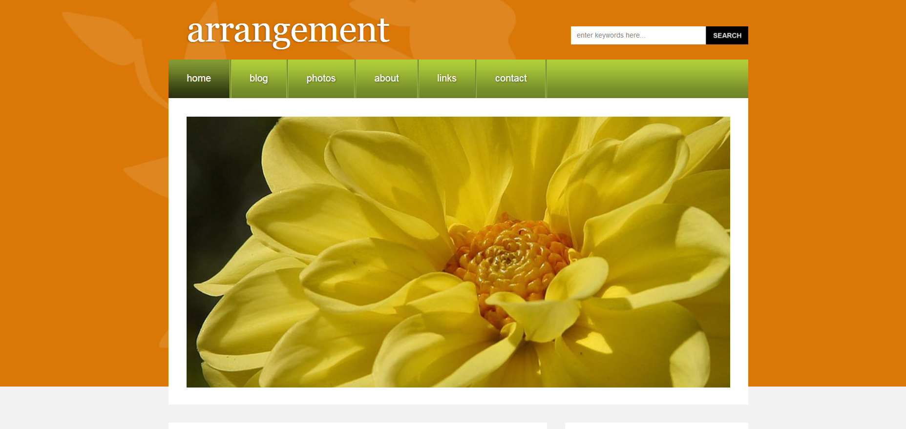 Шаблон сайта Природа №47