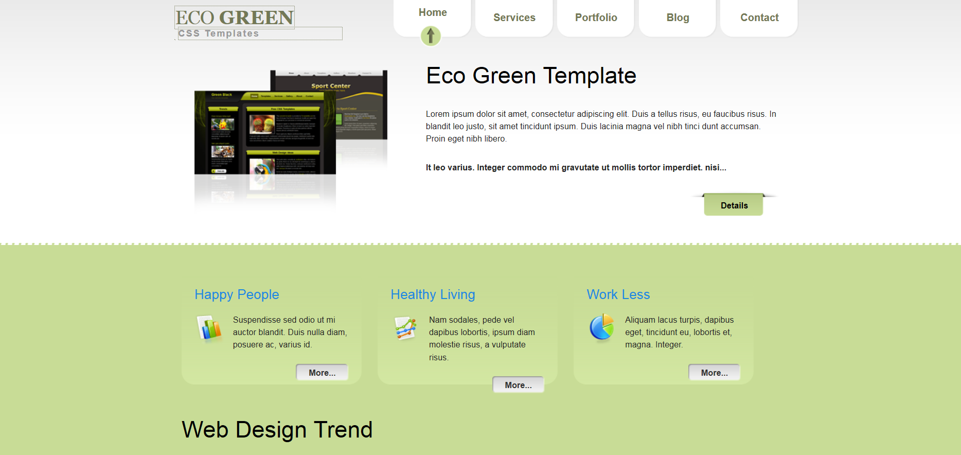 Шаблон сайта Природа №537