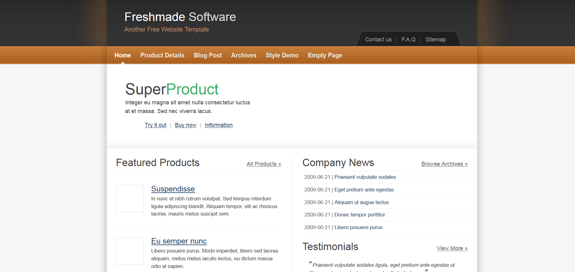 Шаблон сайта Персональные №415
