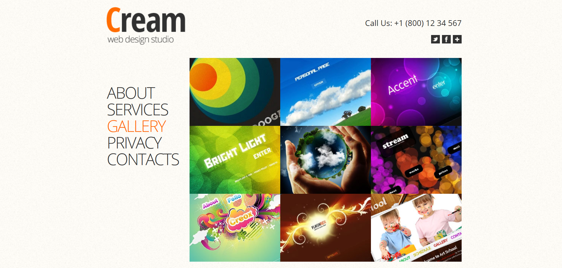 Шаблон сайта Веб №73